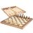 Tabuleiro de Xadrez e Damas Colorbaby Madeira Backgammon (4 Unidades)