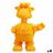 Peluche Eolo Jiggly Pets Girafa 21 X 28,5 X 16 cm Plástico (4 Unidades)