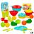 Conjunto de Alimentos de Brincar Colorbaby Equipamentos e Utensílios de Cozinha 31 Peças (6 Unidades)