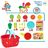 Conjunto de Alimentos de Brincar Colorbaby Equipamentos e Utensílios de Cozinha 33 Peças (12 Unidades)