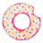 Roda Insuflável Intex Donut Cor de Rosa 107 X 99 X 23 cm (12 Unidades)